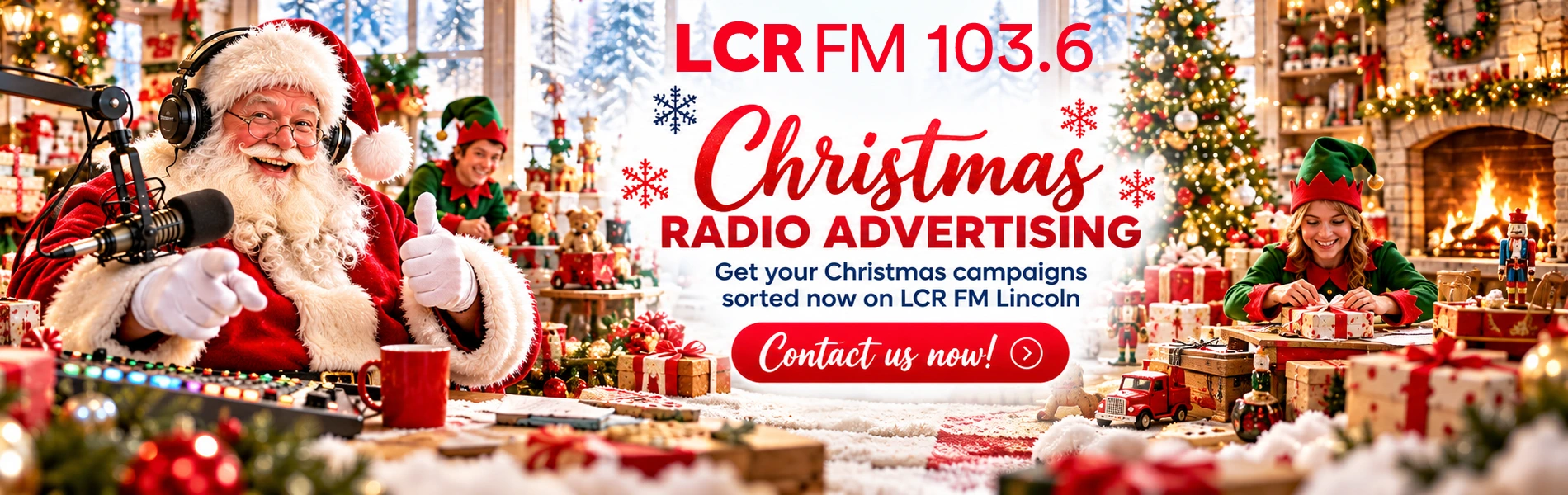 Get ready for Christmas - book your Christas advertising today.